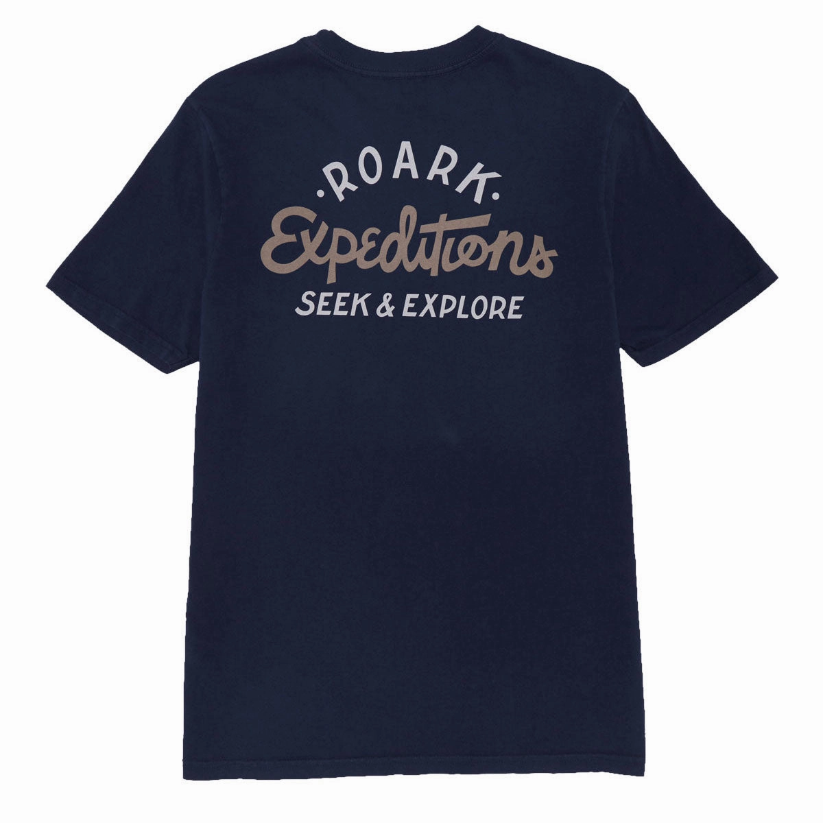 Roark Sign Writer T-Shirt - Navy SustainableManufacturing Fashionable Fit