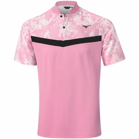 Mizuno Floral GC Polo Shirt - Lilac Sachet Urban Trend Look