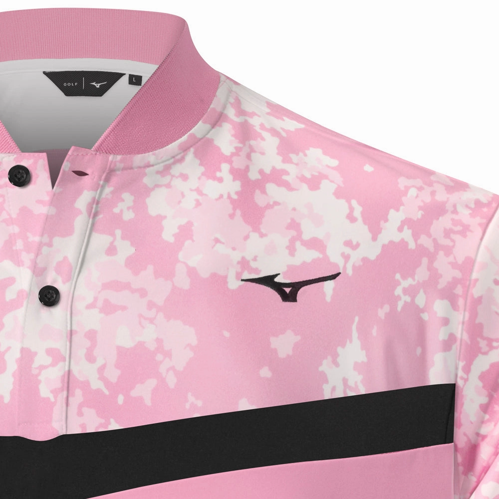 Mizuno Floral GC Polo Shirt - Lilac Sachet MultipurposeUse