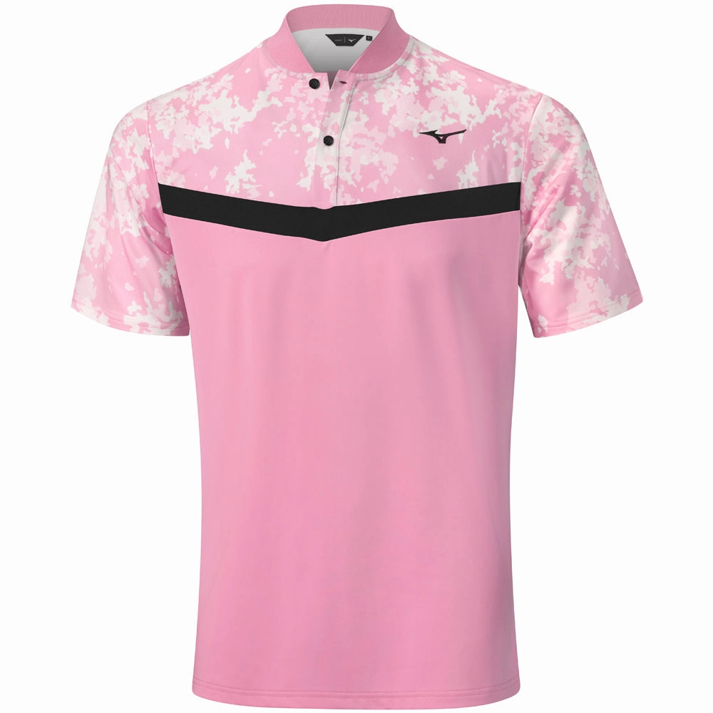 Mizuno Floral GC Polo Shirt - Lilac Sachet Urban Trend Look