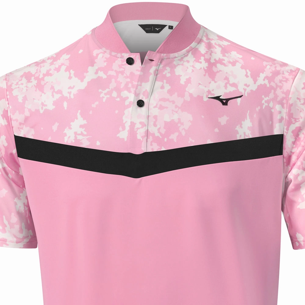 Mizuno Floral GC Polo Shirt - Lilac Sachet Easy-to-Match