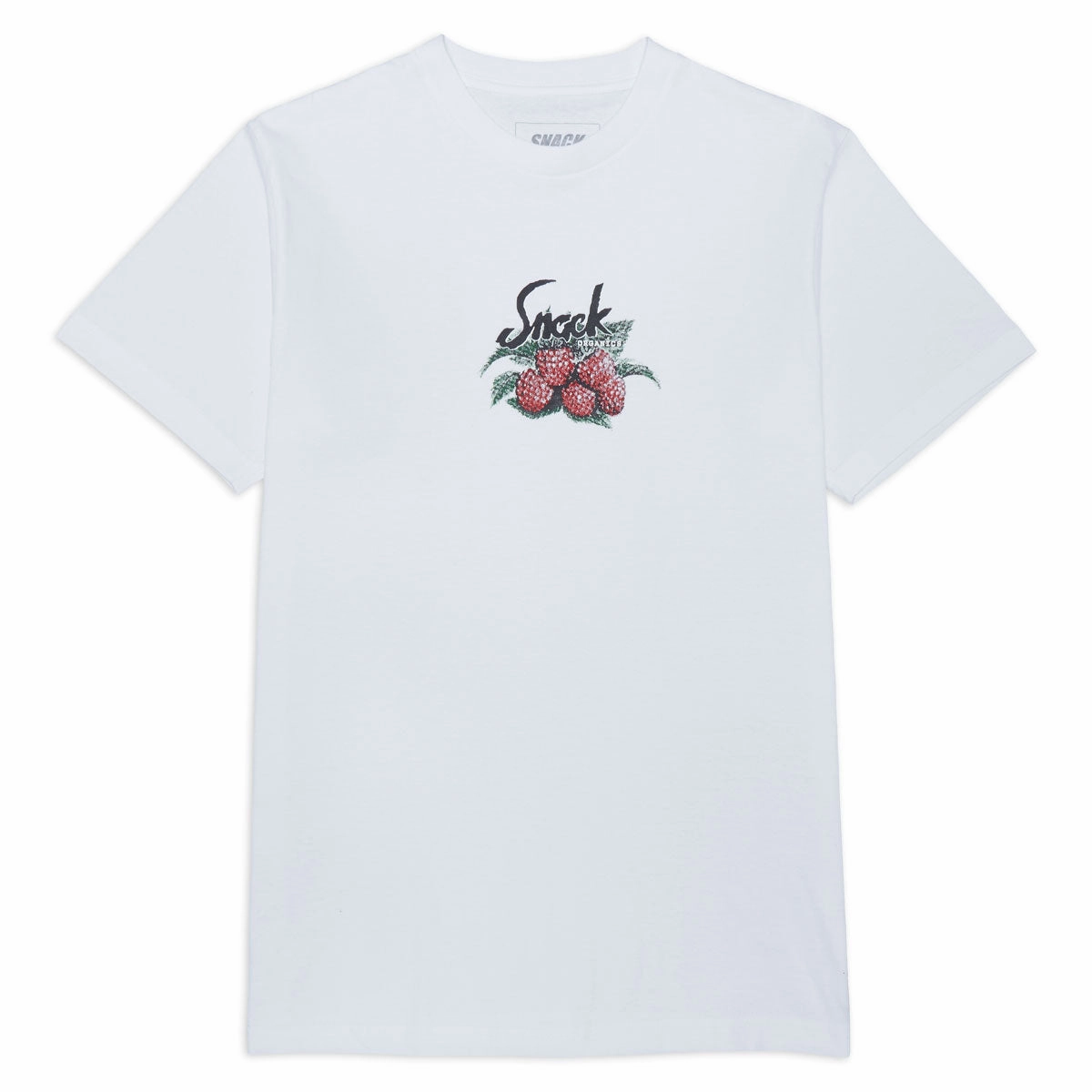 Abrasion resistant Snack Raspberry T-Shirt - White