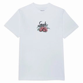 Abrasion resistant Snack Raspberry T-Shirt - White