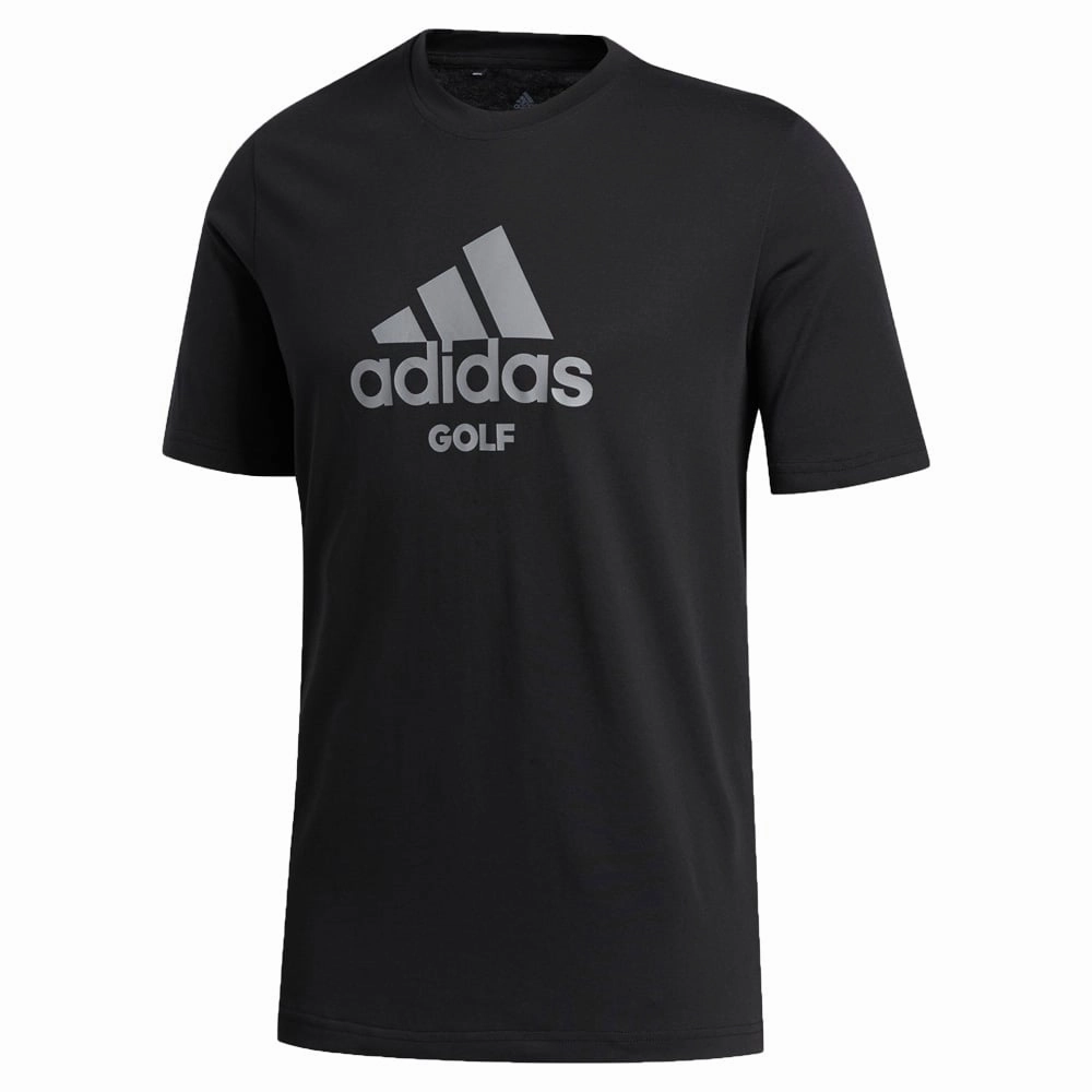 adidas Golf T-Shirt - Black Stone Wash Process All-Day Wear