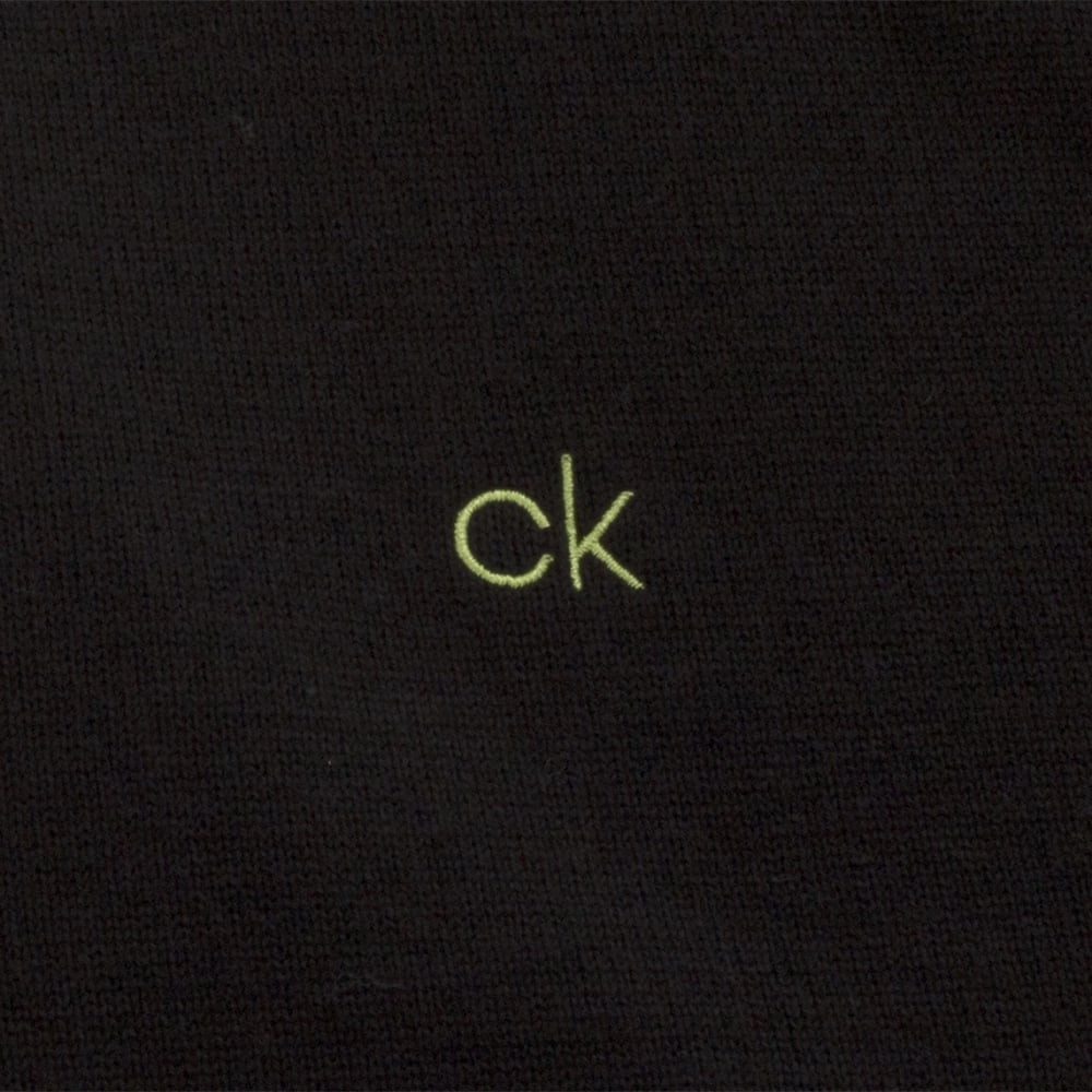 Calvin Klein Monaco Sweater - Black/Lime Cool Essentials product high end luxury