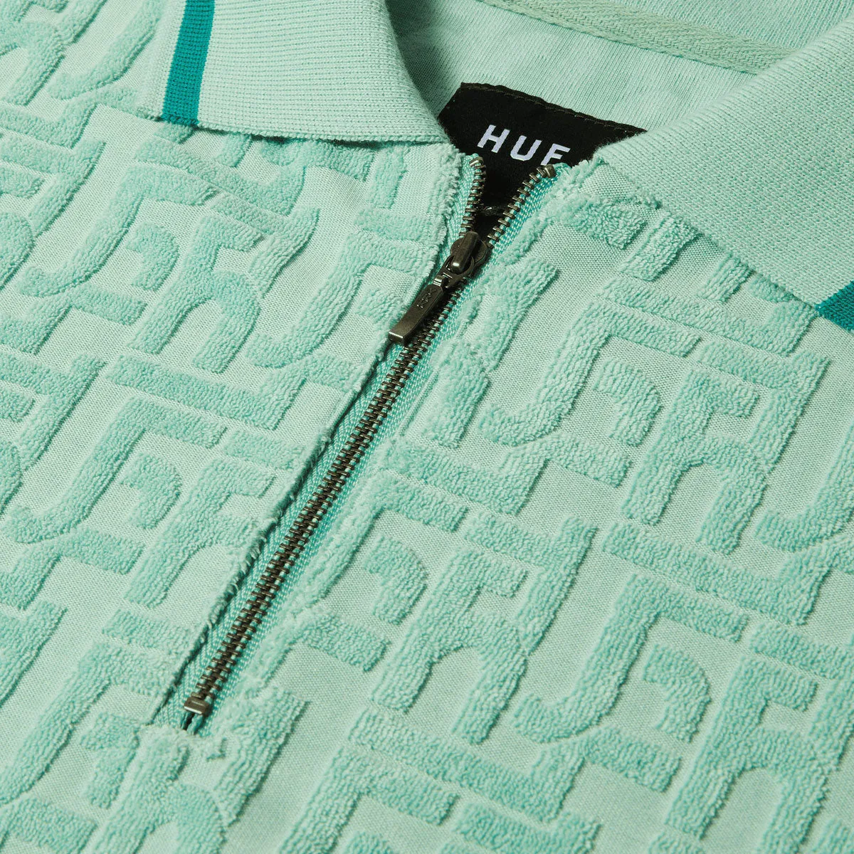 Gym Wear HUF Tether Jacquard Terry Shirt - Jade