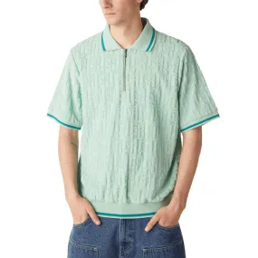 HUF Tether Jacquard Terry Shirt - Jade Moisture Management Tech