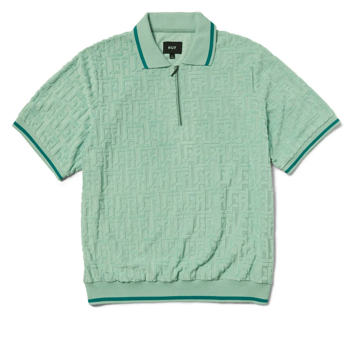 Cruise Collection HUF Tether Jacquard Terry Shirt - Jade