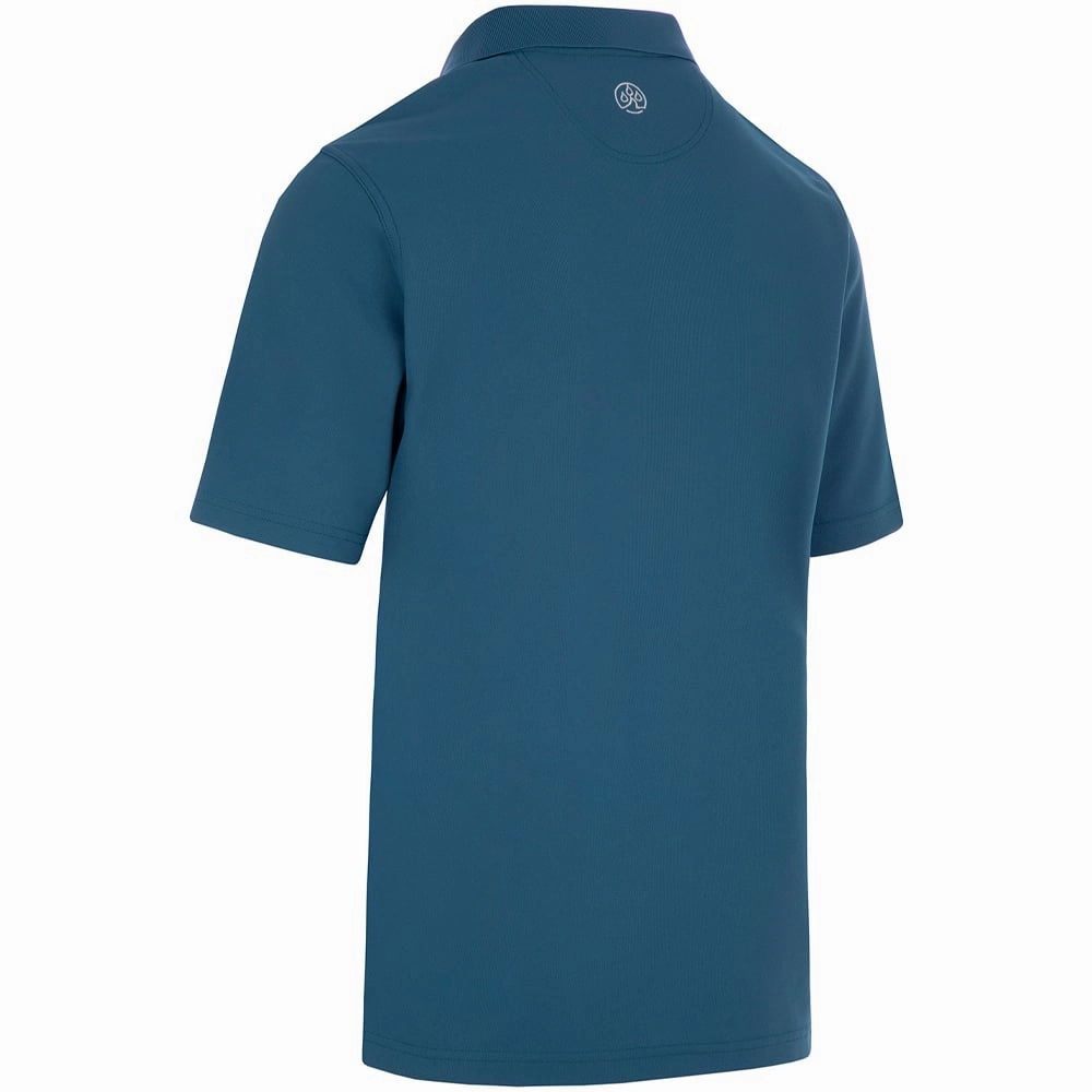ProQuip Pro Tech Plain Polo Shirt - Vallarta Blue AdvancedMoistureManagement