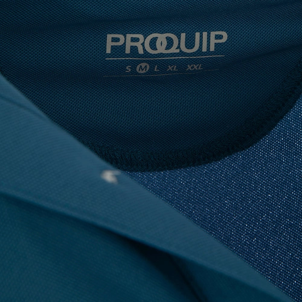 ProQuip Pro Tech Plain Polo Shirt - Vallarta Blue All-Season Comfort Wear Modern Style Trend