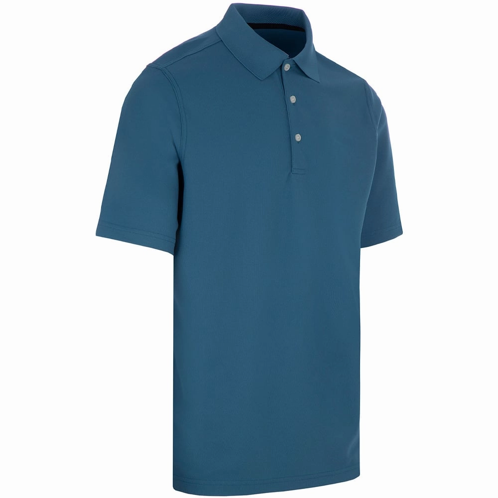 ProQuip Pro Tech Plain Polo Shirt - Vallarta Blue Comfortable Wear Pullover