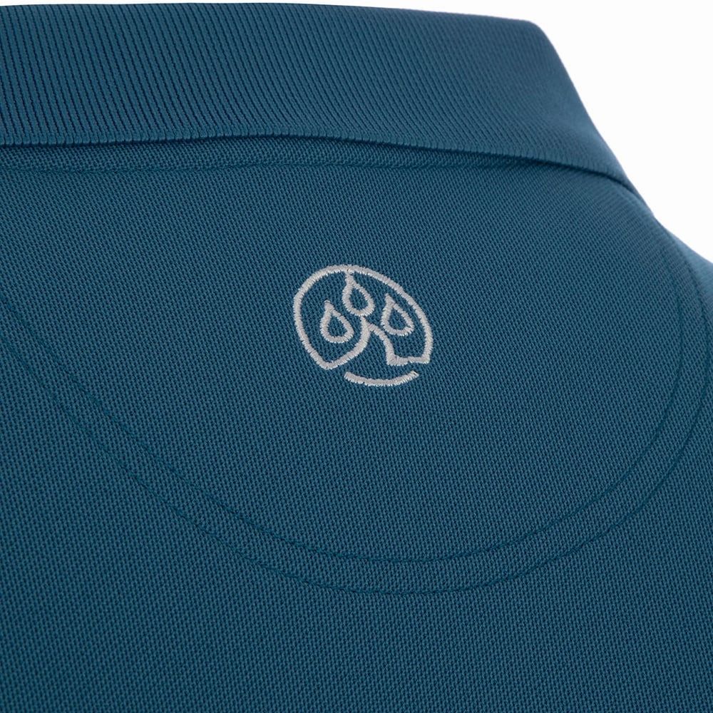 Effortless Vibe Easygoing Wear ProQuip Pro Tech Plain Polo Shirt - Vallarta Blue