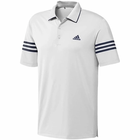 adidas Ultimate365 Blocked Polo Shirt - White/Navy Holiday Wear