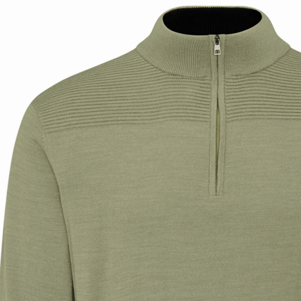 fade resistance Everyday Outfit Ping Dorset 1/4 Zip Pullover - Lichen Marl