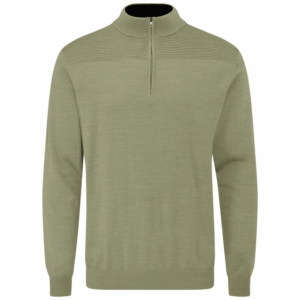 Ping Dorset 1/4 Zip Pullover - Lichen Marl product tropical vibrancy Chill Comfort