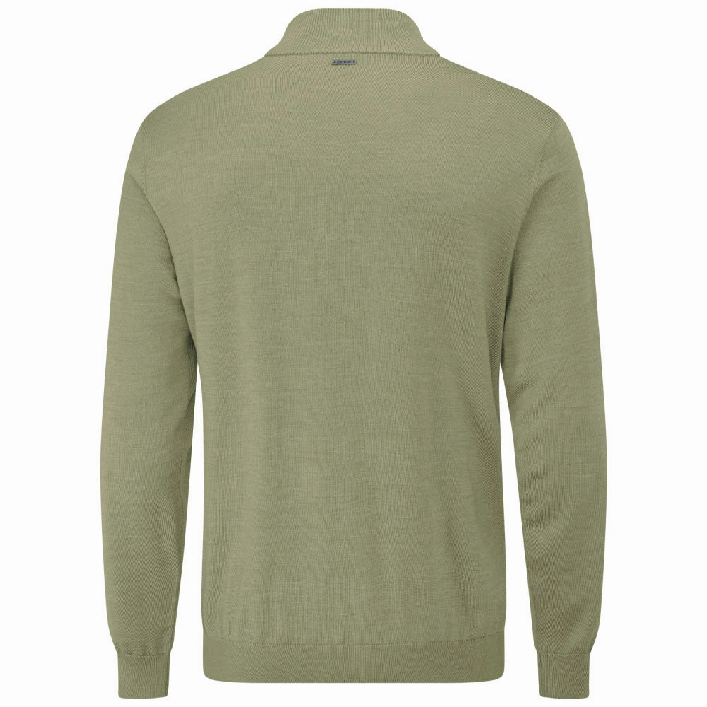 Ping Dorset 1/4 Zip Pullover - Lichen Marl Modern Look