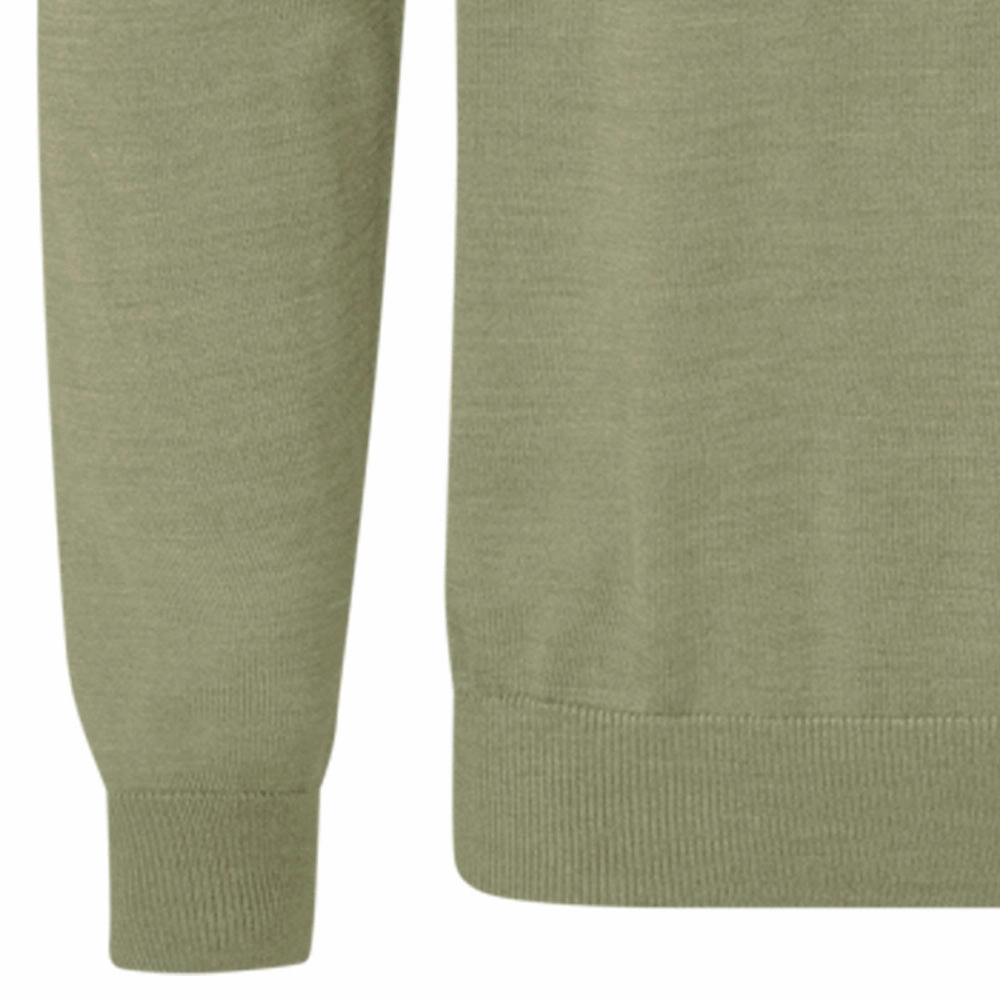 Ping Dorset 1/4 Zip Pullover - Lichen Marl Essential Wear Warm Outfit
