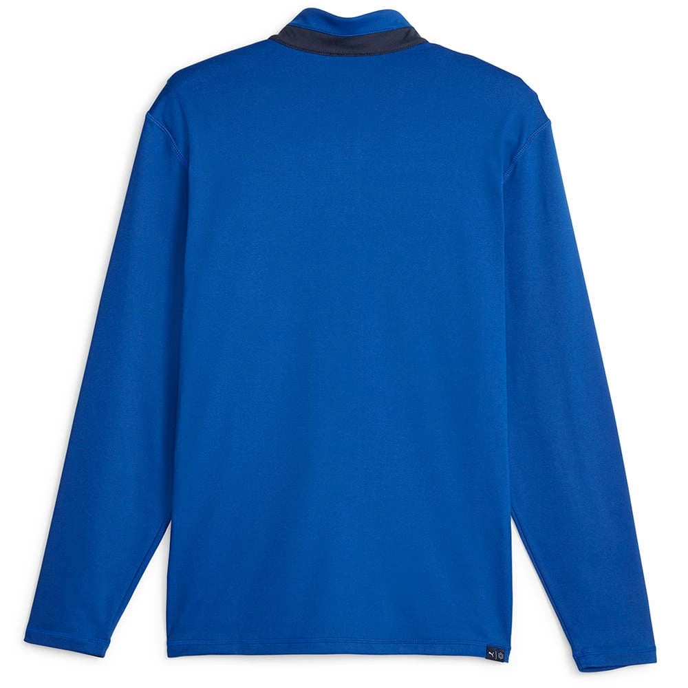 product flannel coziness Puma Lightweight 1/4 Zip Pullover - Festive Blue/Navy Blazer