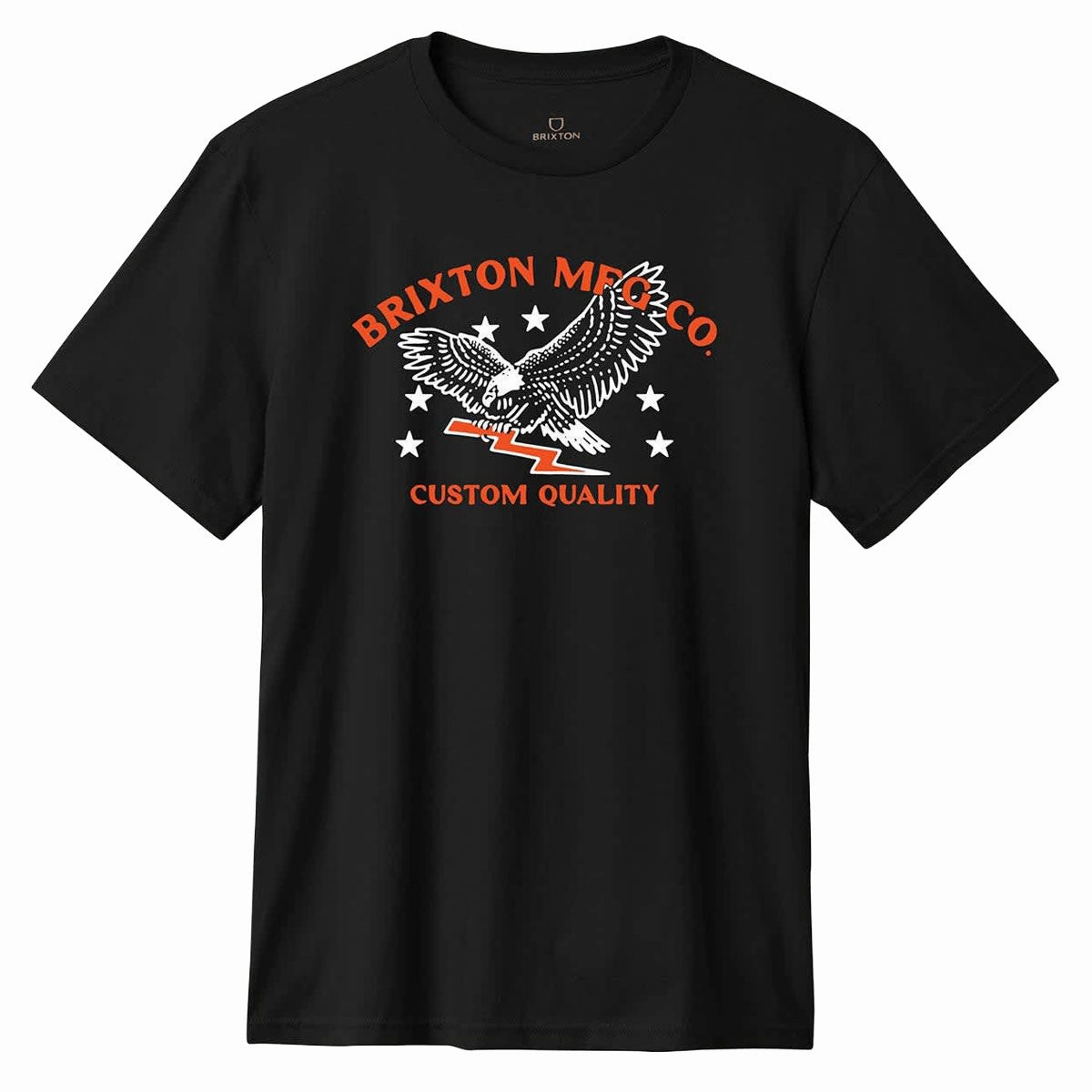 Everyday Casual Brixton Lamont T-Shirt - Black Worn Wash