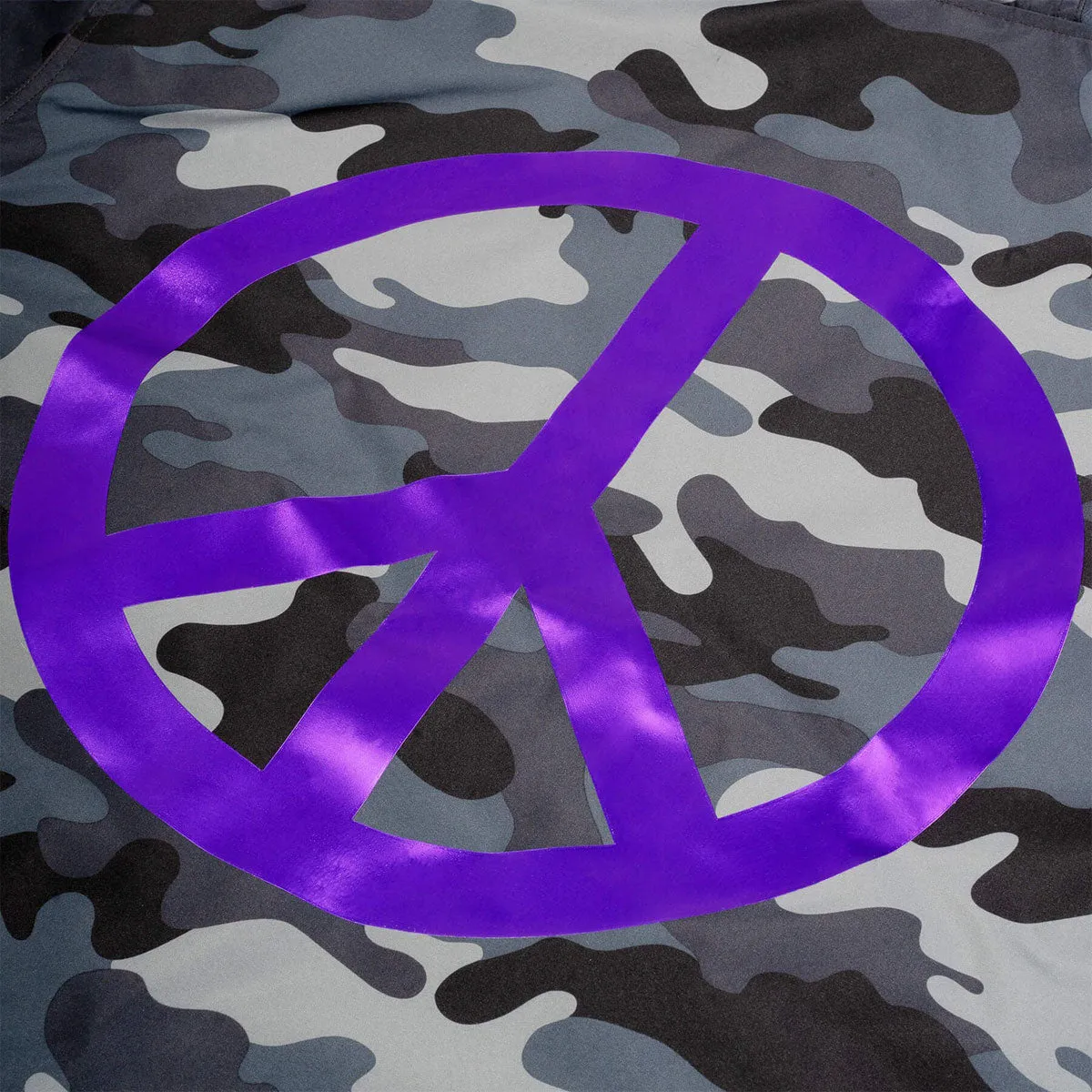 Fit For Travel Violet Peace Jacket - Grey Camo