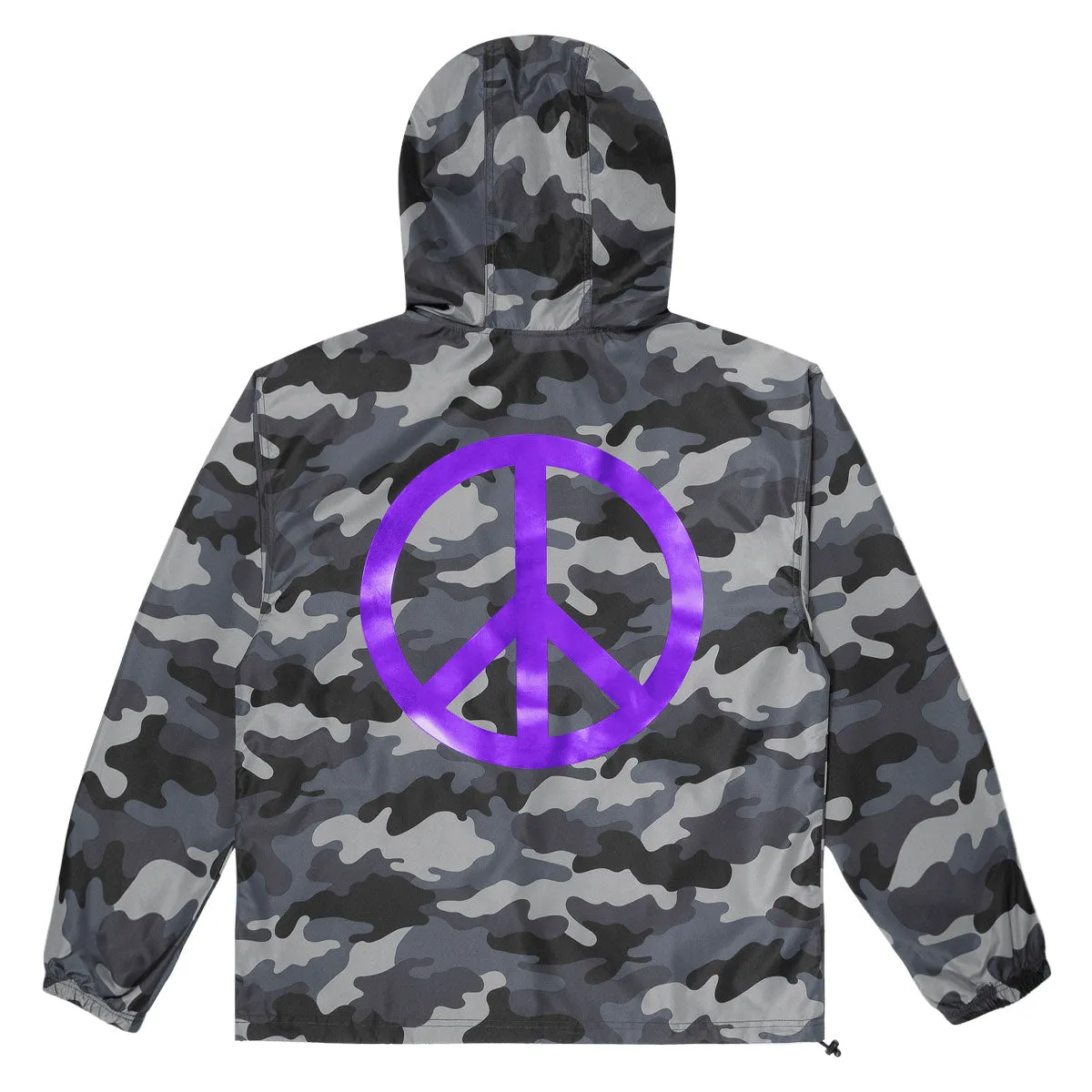 Temperature Balancing Layer Violet Peace Jacket - Grey Camo