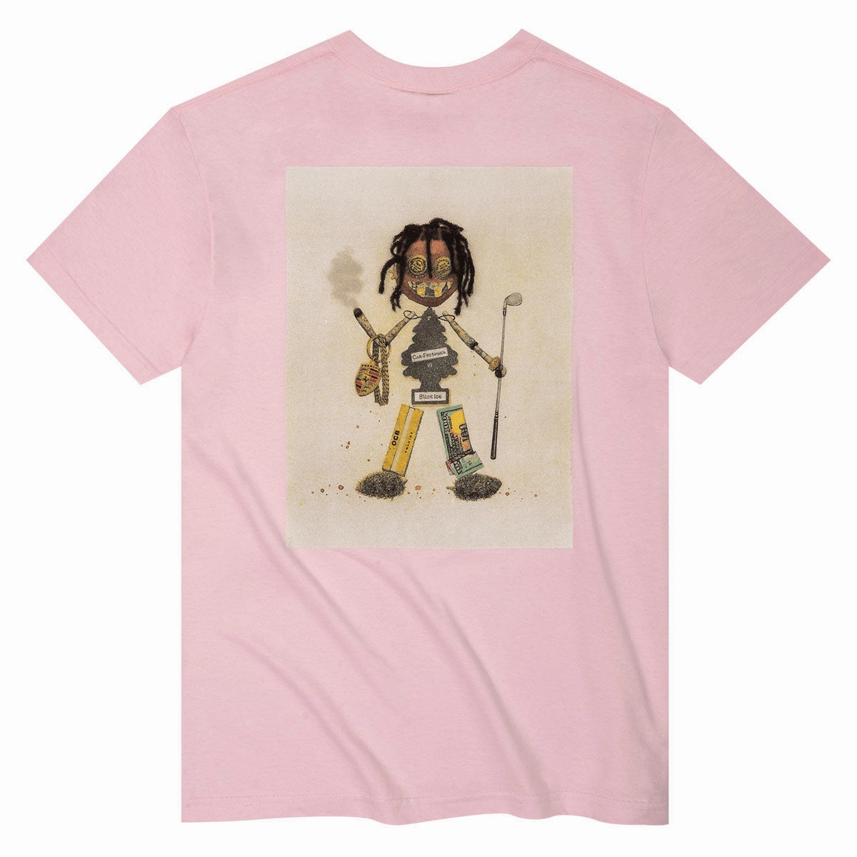 Athletic Comfort Wear petite size Violet Kader Trash Doll T-Shirt - Pink