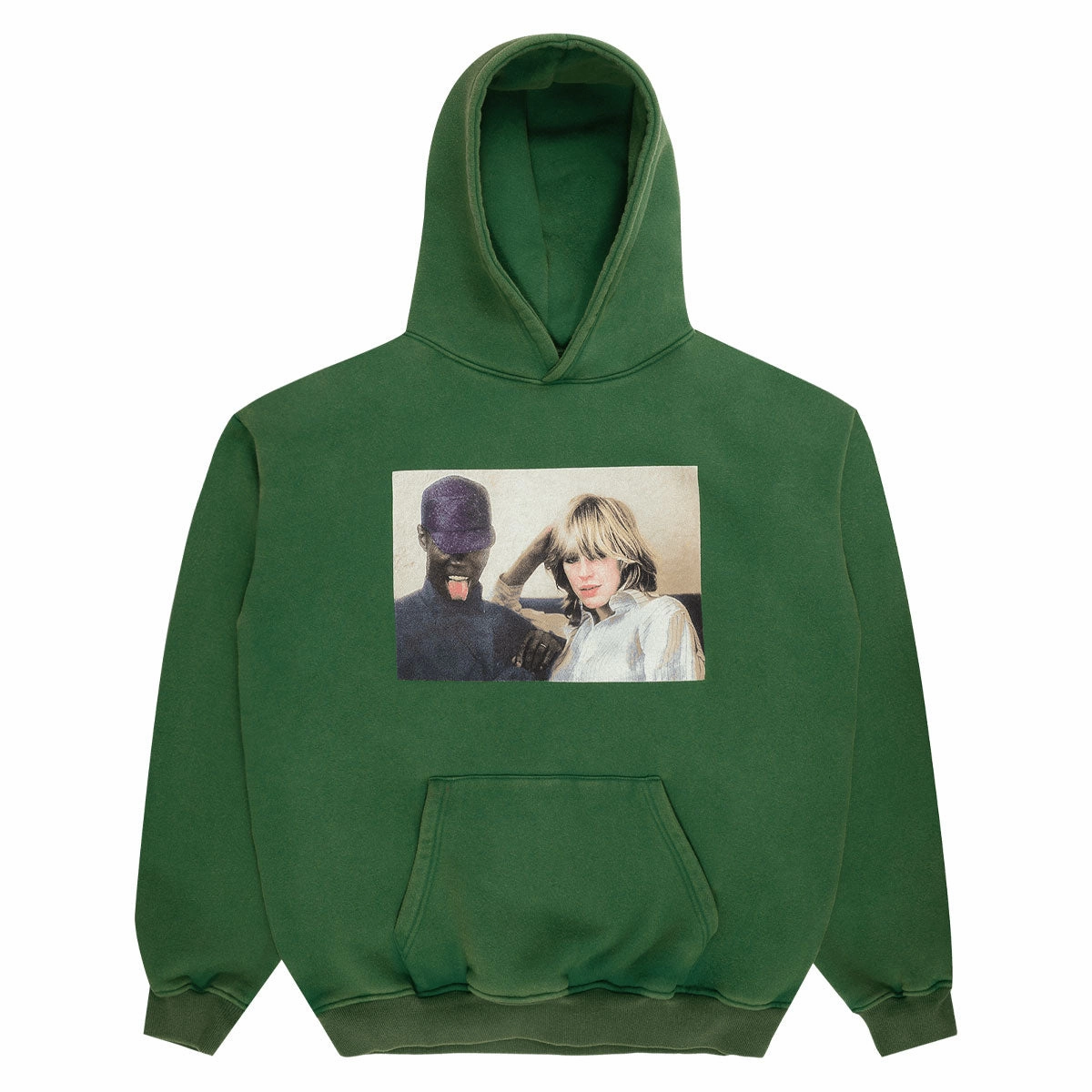 Violet On A Violet High Hoodie - Green Home improvement wear Fitness wear