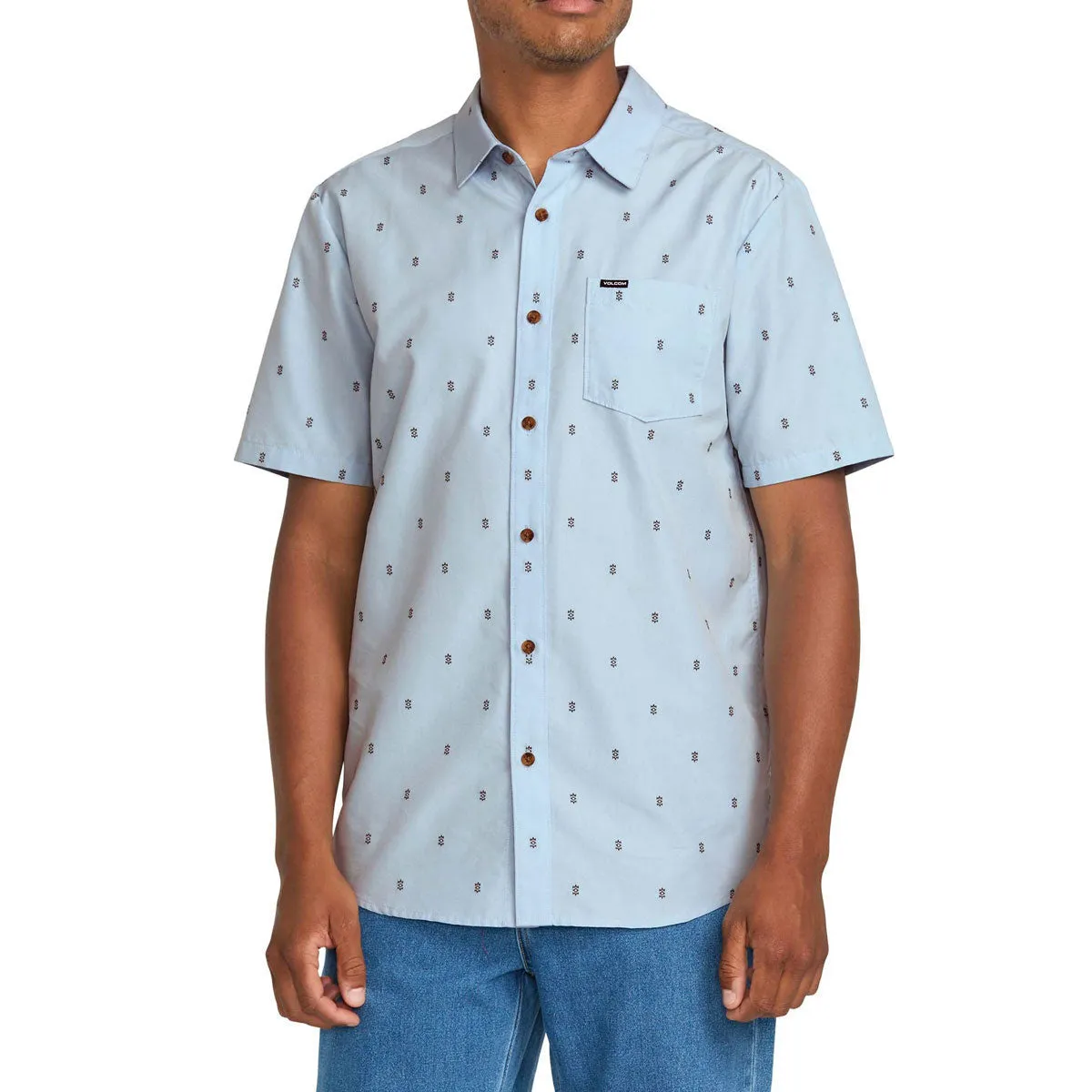 All-Weather Ready Hiking Gear Volcom Bankstone Shirt - Poolside