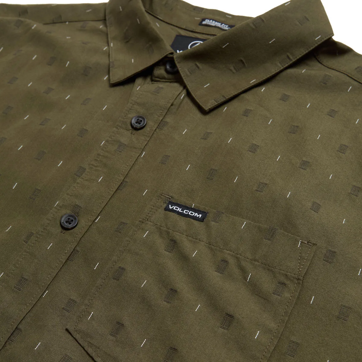 Volcom Bankstone Shirt - Sage Leaf Errand Ready