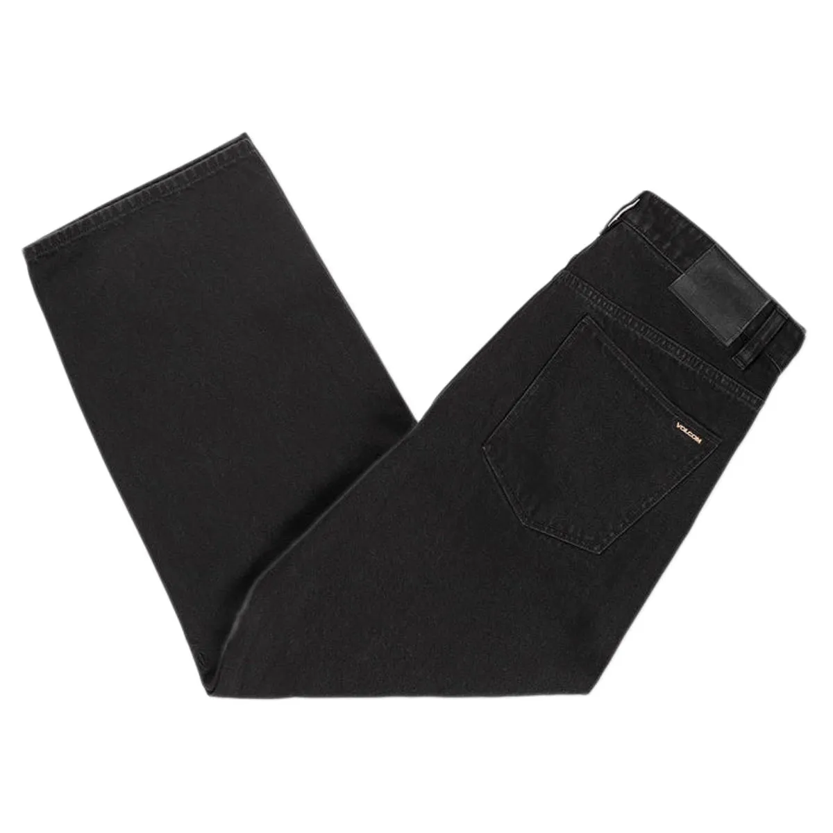 Volcom Billow Denim Jeans - New Black Form Fit Comfort Quality Material
