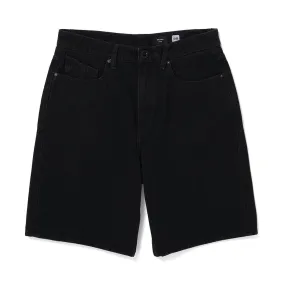 Coastal Style Volcom Billow Denim Shorts - New Black