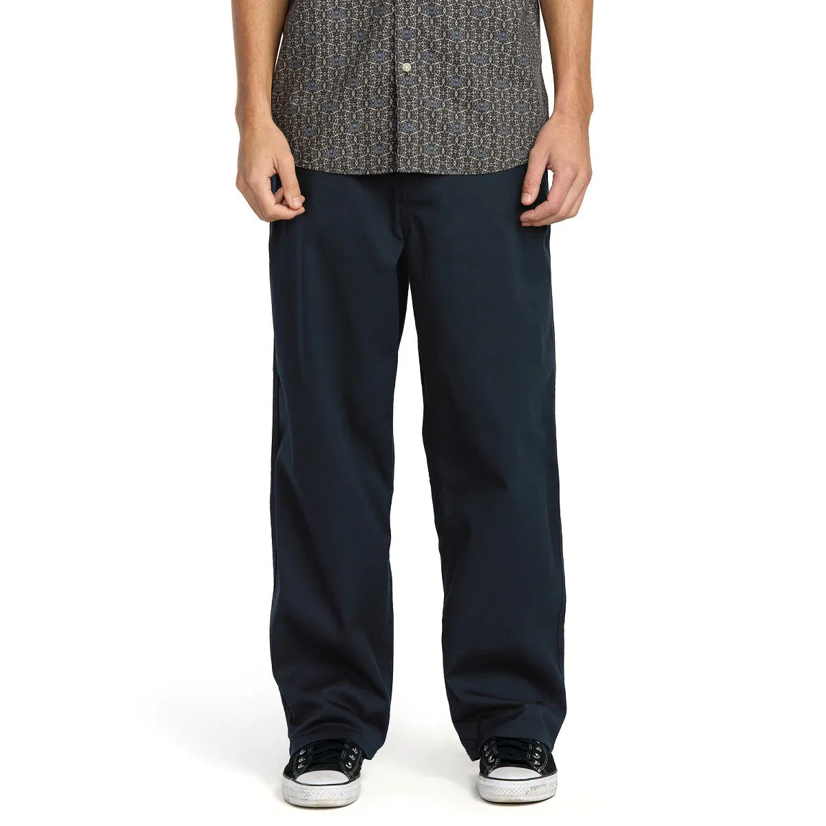 Volcom Billow Pants - Navy Dynamic Motion Lightweight Weave