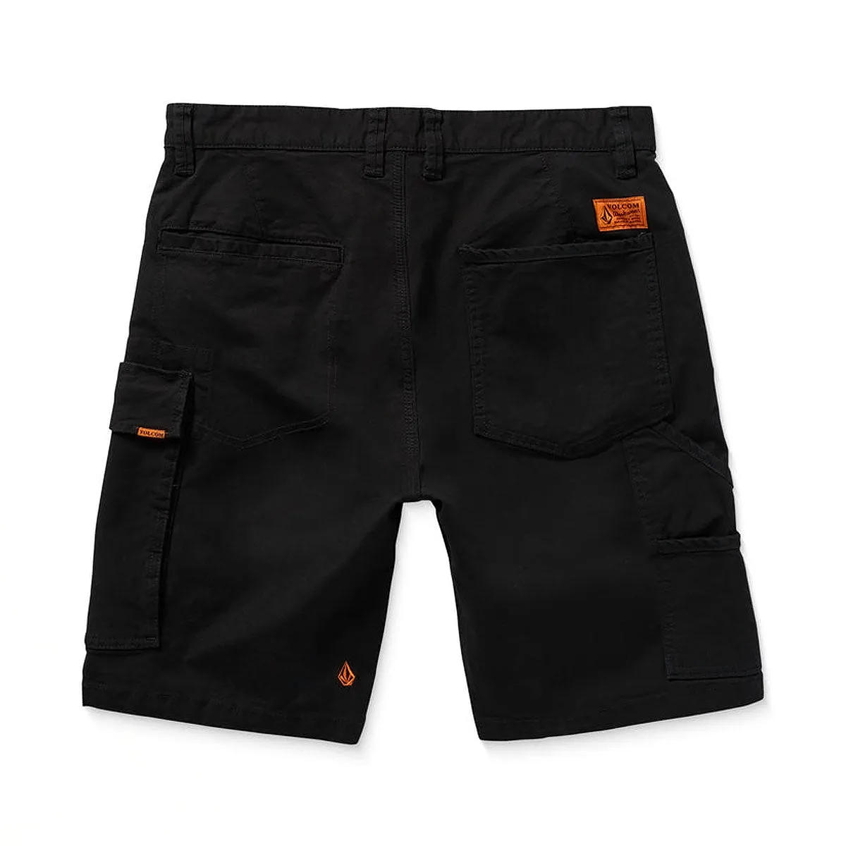 shorts set Classic Comfort Volcom Caliper II Relaxed Work Shorts - Black