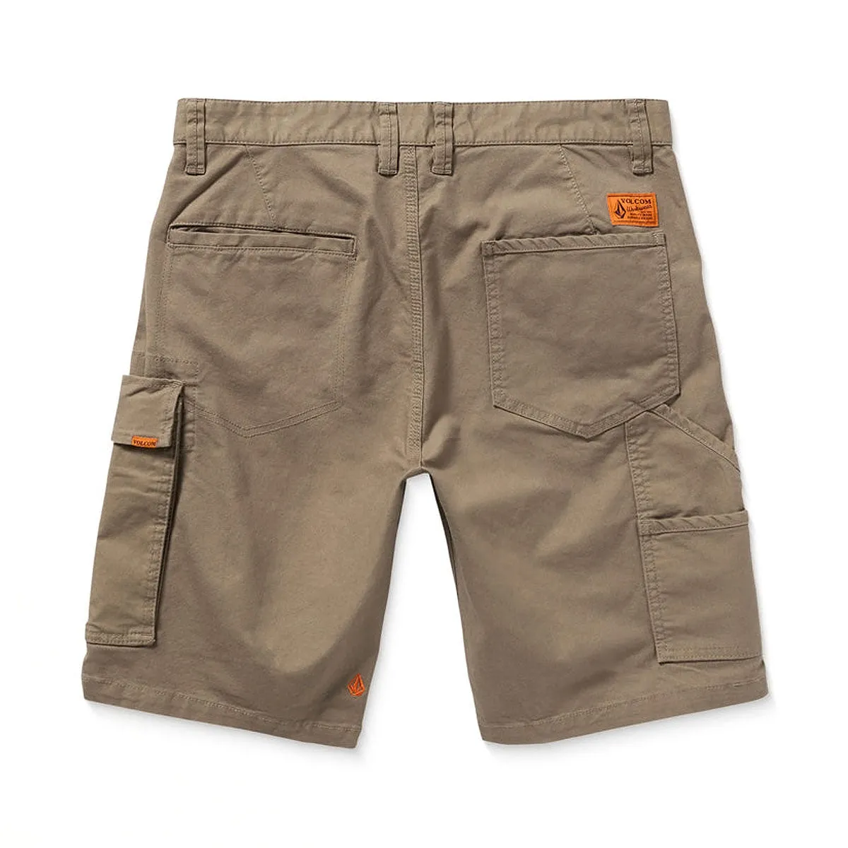 Volcom Caliper II Relaxed Work Shorts - Brindle Antibacterial