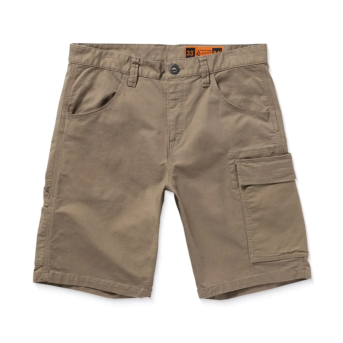 Travel Shorts Volcom Caliper II Relaxed Work Shorts - Brindle