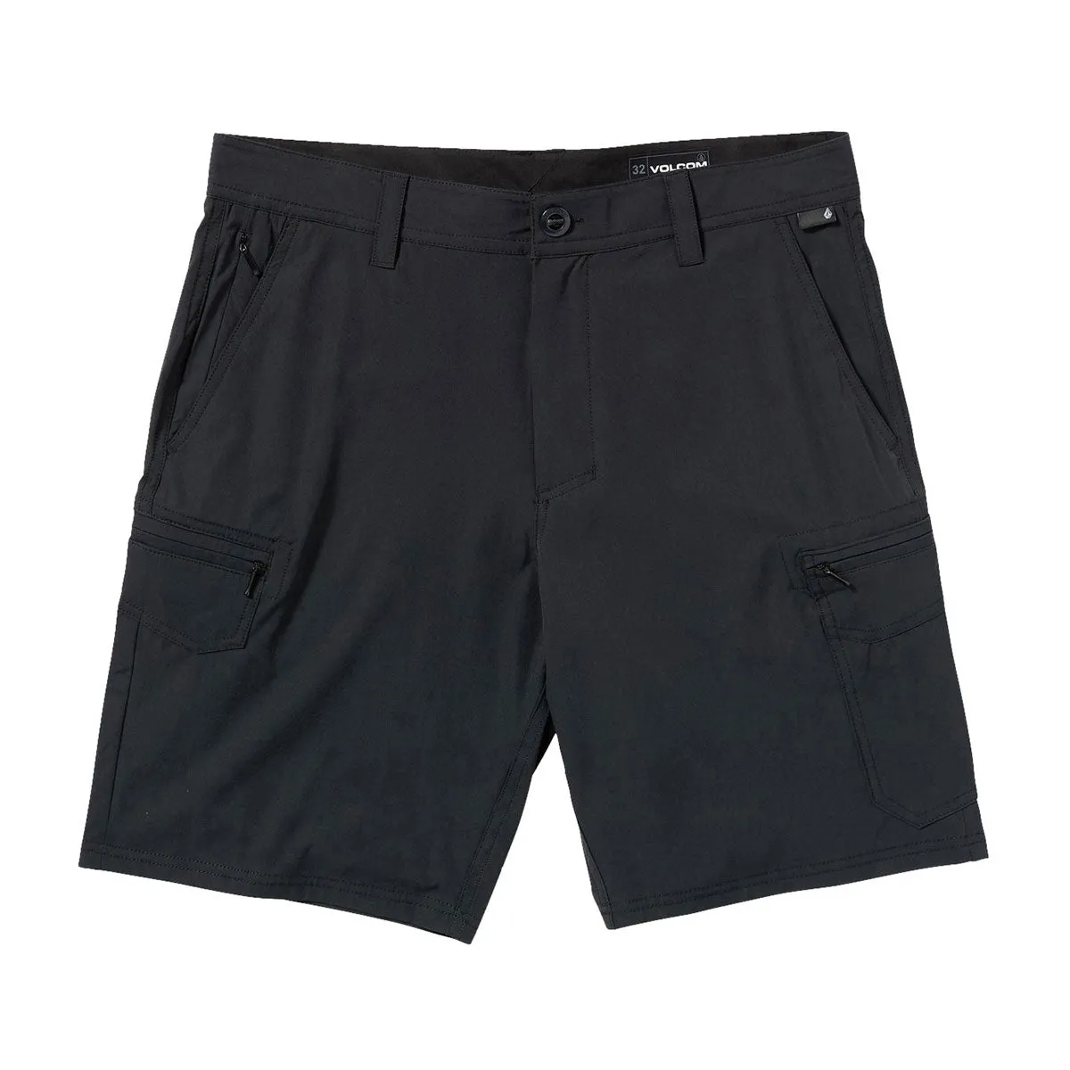 Volcom Cashed In Cargo Hybrid 20 Shorts - Black Bacterial Growth Prevention
