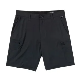 Volcom Cashed In Cargo Hybrid 20 Shorts - Black Bacterial Growth Prevention