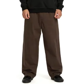 Minimal Stretch Fit Volcom Chillow Pleat Ew Pants - Cacao