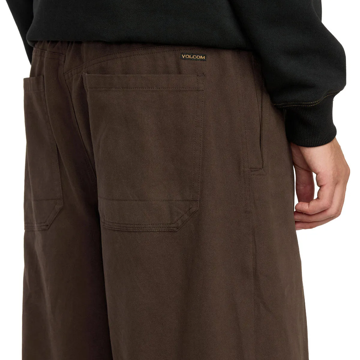 Volcom Chillow Pleat Ew Pants - Cacao Trendy Appeal