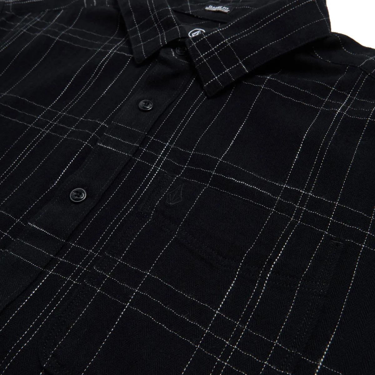 Volcom Date Knight Shirt - Black 2025 Nautical Look Eco-Friendly Choice