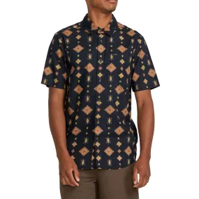 Structured Shoulder Support Standalone Option Volcom Desert Dobby Shirt - Black
