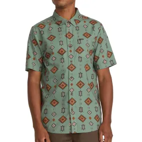 Volcom Desert Dobby Shirt - Light Olive Morning Comfort