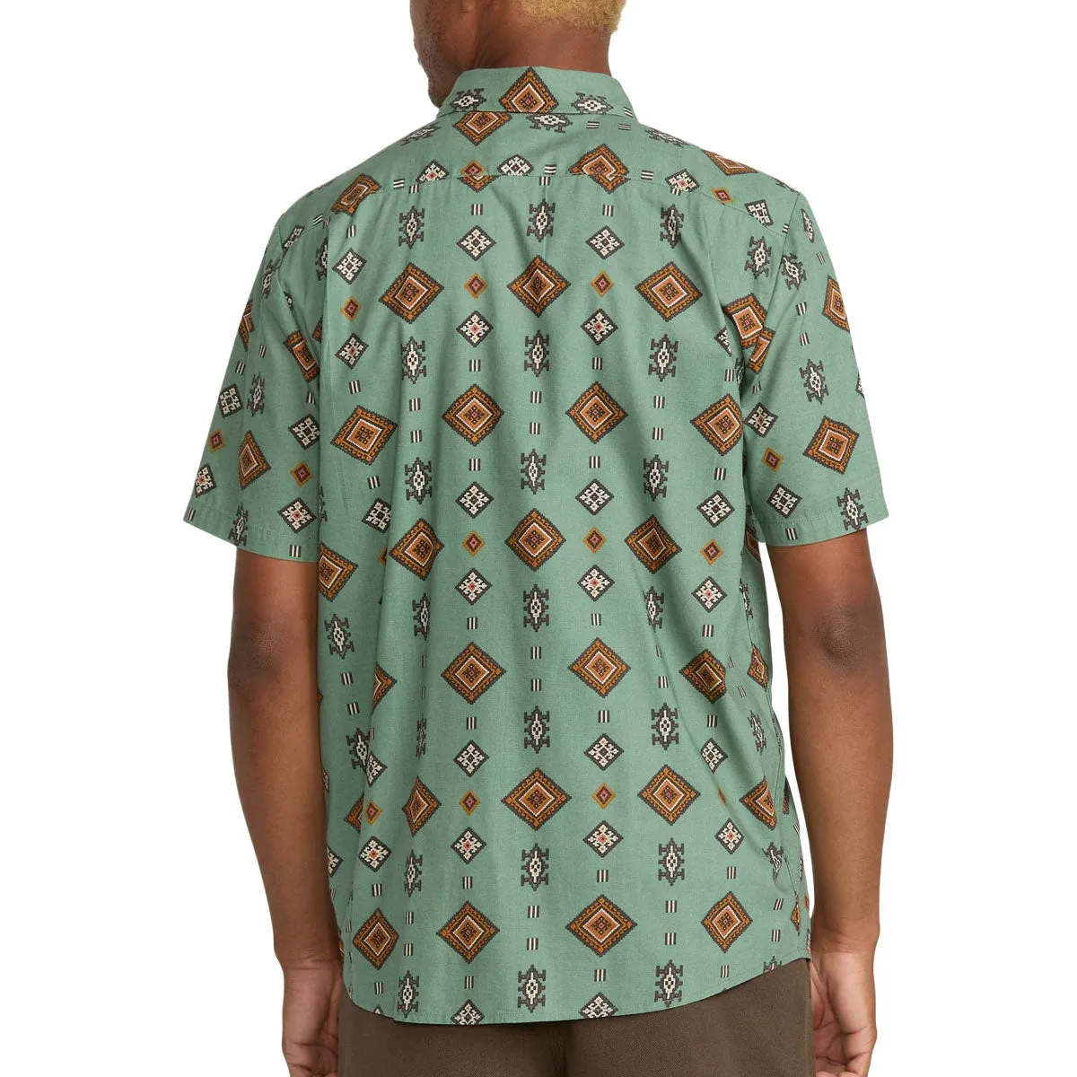 Volcom Desert Dobby Shirt - Light Olive Polo Style