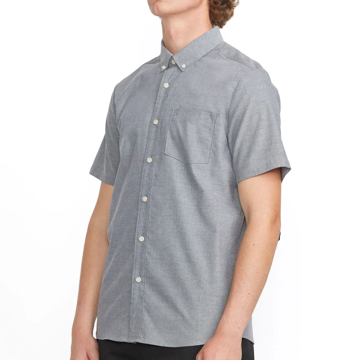 Volcom Everett Oxford Shirt - Black 2025 High-End Look Thermoregulating Layer