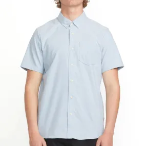 V-neck style Volcom Everett Oxford Shirt - Wrecked Indigo 2025