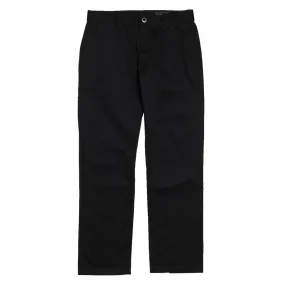 Volcom Frickin Chino Pants - Black Sleek Waist Quick Access