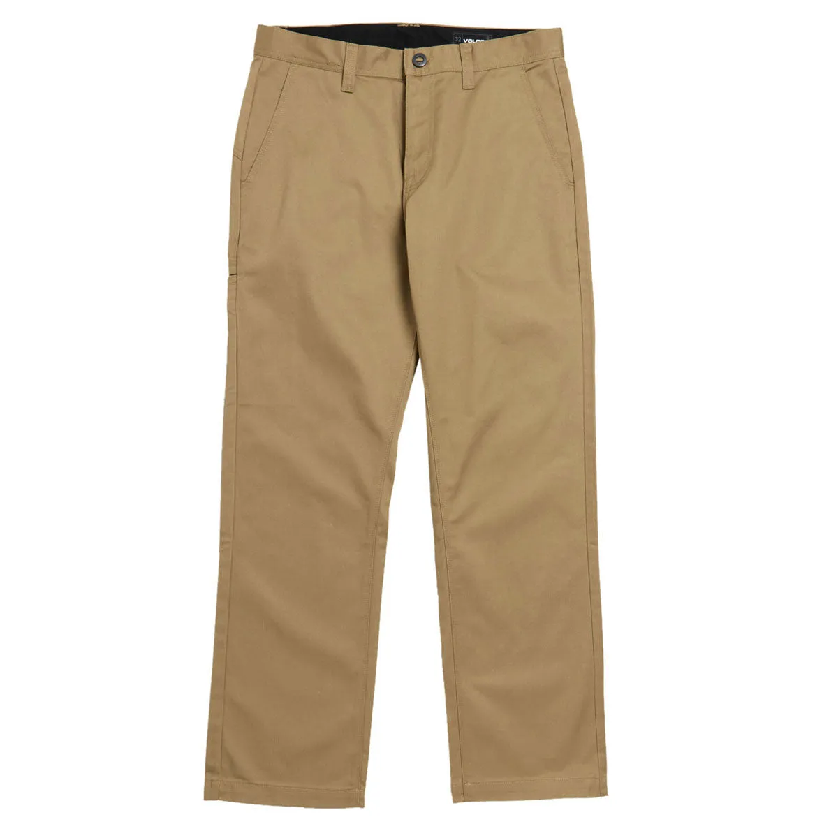 Breathable Comfort Practical Wear Volcom Frickin Chino Pants - Dark Khaki