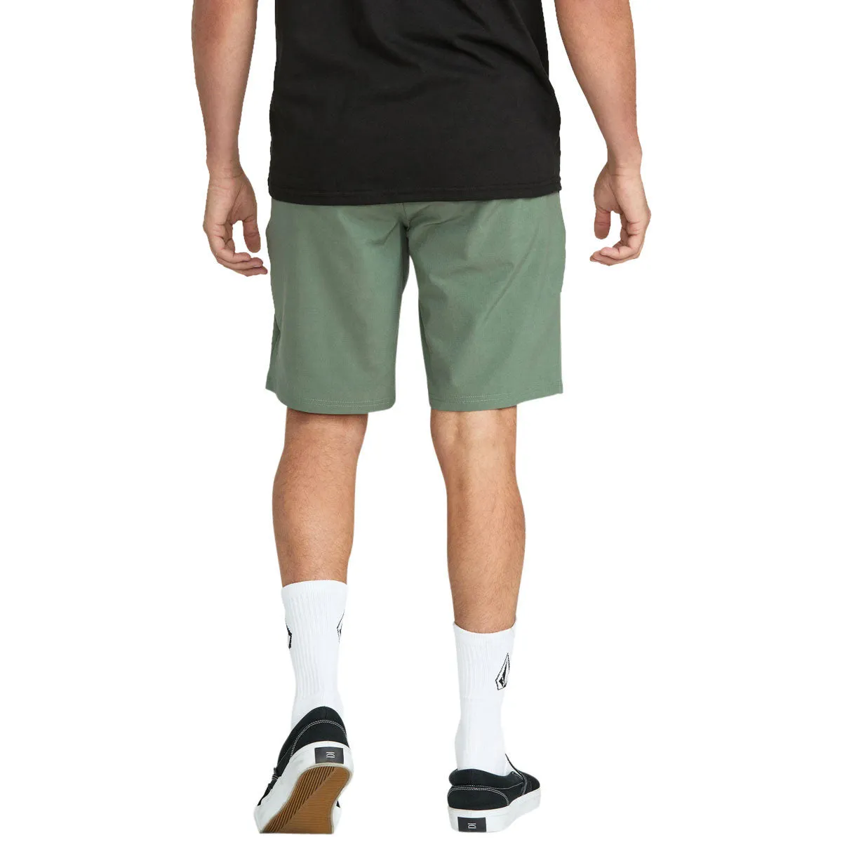Volcom Frickin Cross Shred Static 20 Shorts - Light Olive Luxury Feel Travel Clothing