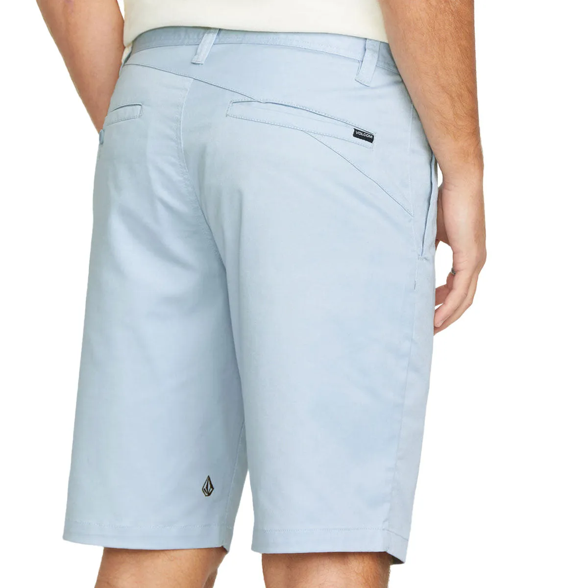 Effortless Style Hot Day Volcom Frickin Modern Stretch 21 Shorts - Carolina Blue