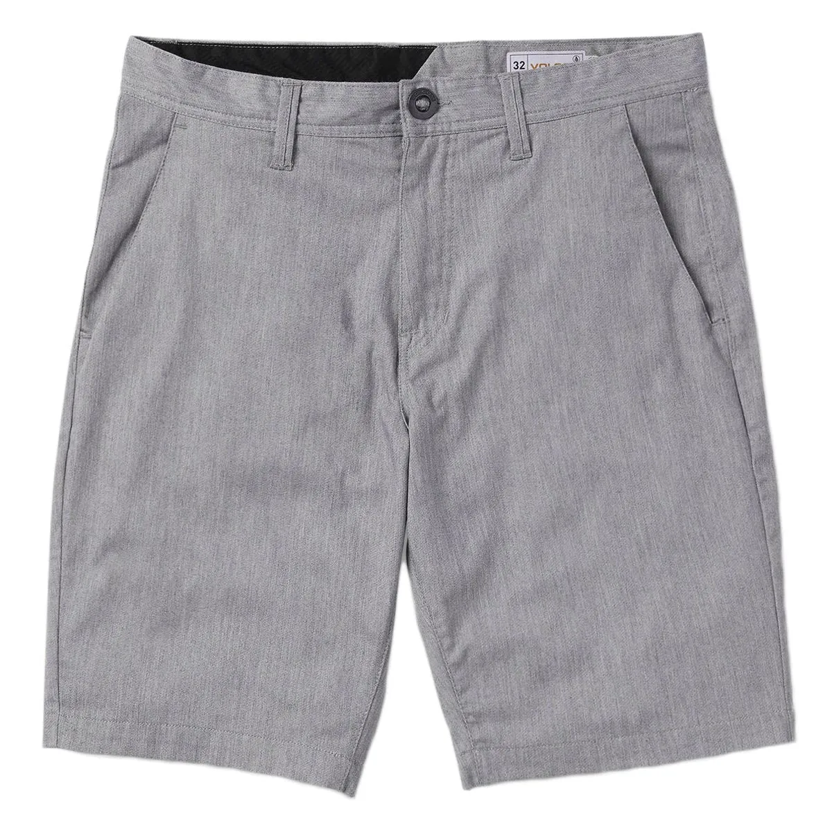 Flexible Stretch Waist Volcom Frickin Modern Stretch 21 Shorts - Grey